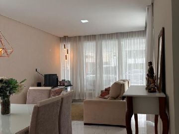 Sala de estar com ilumina��o em LED - Casa Antares Macei�