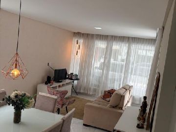 Sala de estar e jantar integrada - Casa alto padr�o Antares